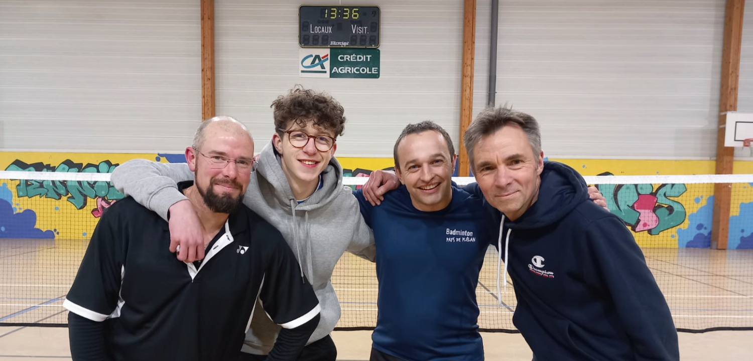 Équipe Unisexe du club de badminton de Plélan-le-Petit