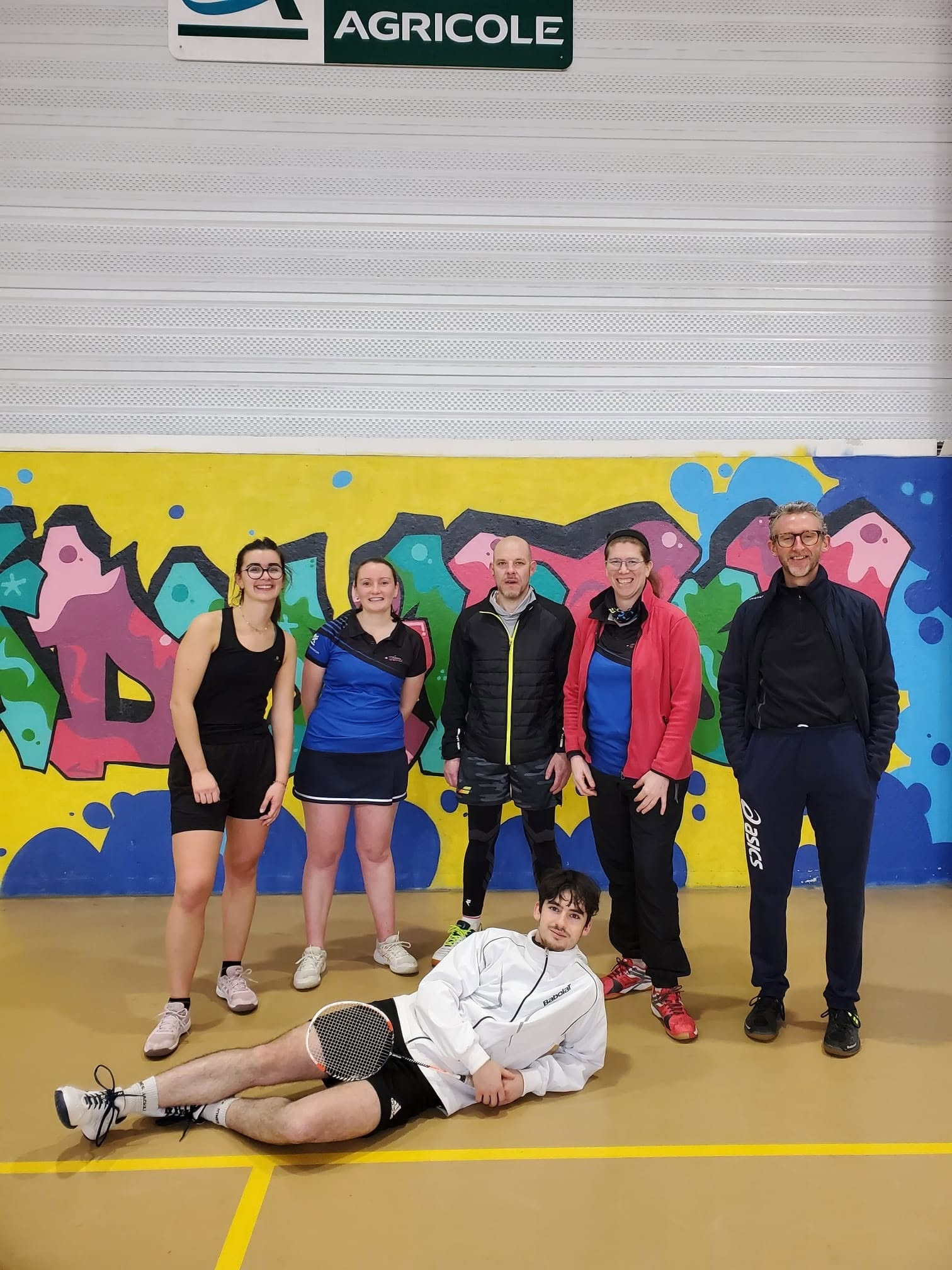 L'équipe Mixte D6 du club de badminton de Plélan-le-Petit